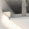 Profil distanțier umbră LED cu difuzor pentru tavane din gips-carton 40х50 mm alb