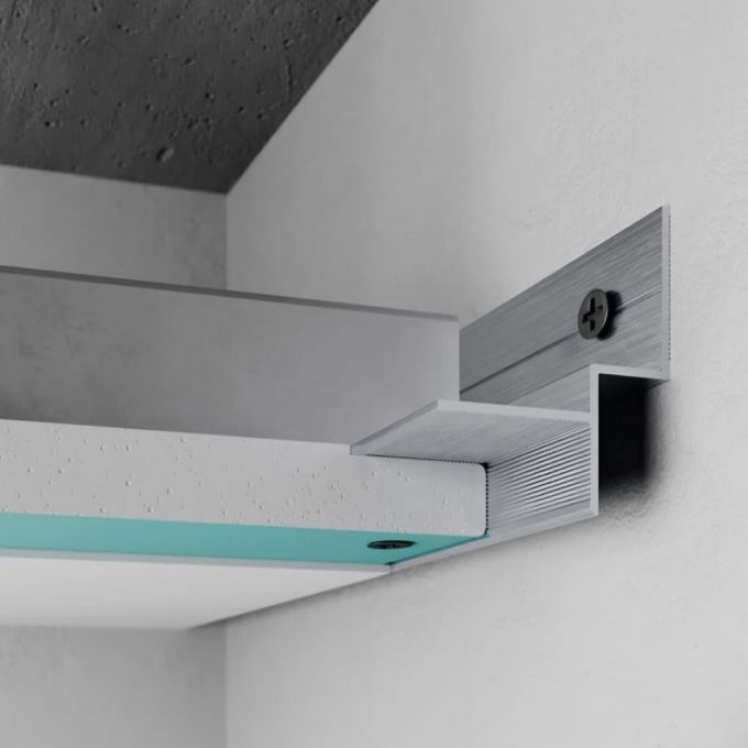 Profil de umbră 10x25 mm fără acoperire