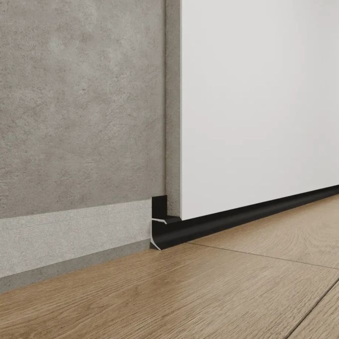 Plintă ascunsă 20 mm negru