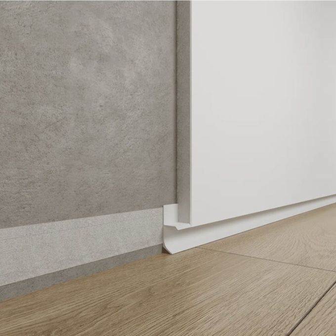 Plintă ascunsă 20 mm alb